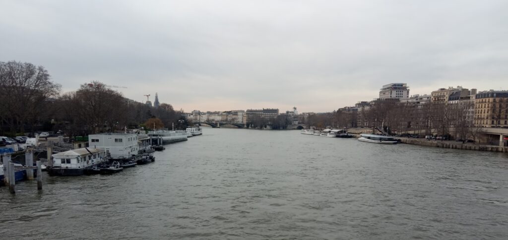 Et au milieu coule la Seine...